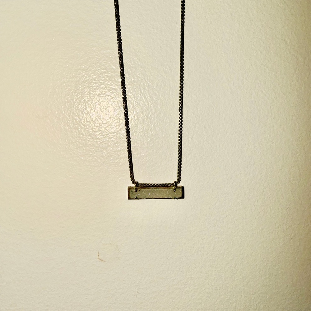 Kendra Scott Gold Bar Necklace